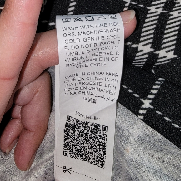 Shein Black Plaid Print Cami Dress - Picture 4 of 4